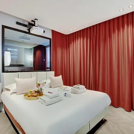아파트 Magnifique 2p Avec Jacuzzi Et Cinema 파리
