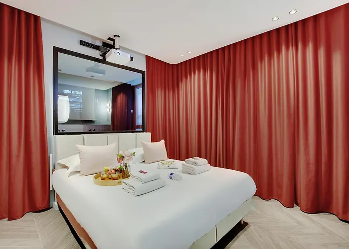 Lägenhet Magnifique 2p Avec Jacuzzi Et Cinema Paris